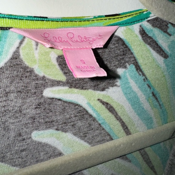 Lilly Pulitzer Adalie Ruffle Wrap Dress Green with envy - Picture 5 of 9